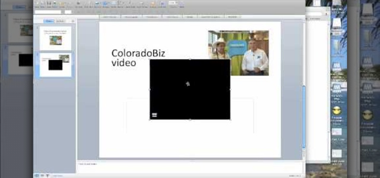 can you embed a youtube video in powerpoint 2011 for the mac